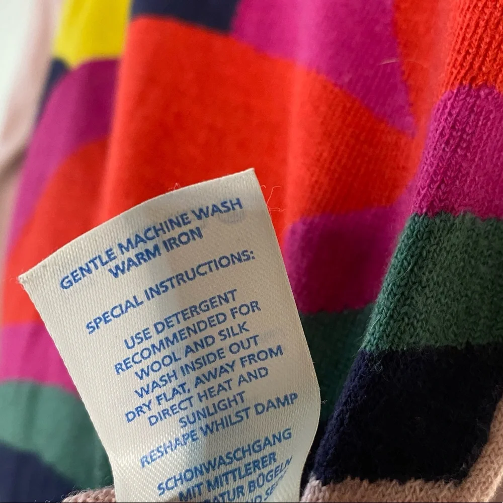 Boden Colorful Wool Lightweight Sweater - Picture 6 of 9